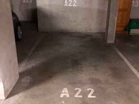place parking sous terrain
