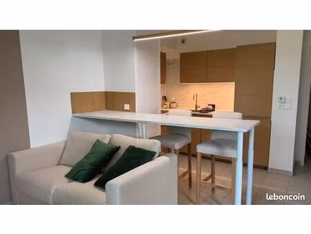? t2 meublé 43m² + terrasse 11m² + jardin 21m² – refait à neuf – tournefeuille les ramassi