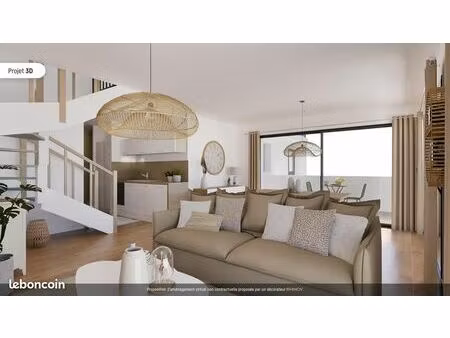 vente | programme neuf appartement | 4p | 3ch | 95.69 m² | les mathes | terrasse · balcon