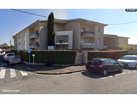 le haillan — t2 meublé 46m² balcon + parking — lumineux ouest