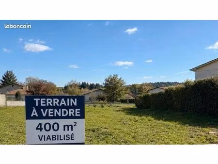 terrain à vendre janneyrias 400m2