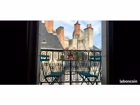 t2 meublé de charme – centre historique de blois – balcon