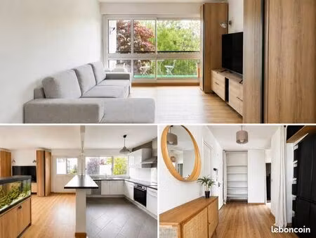 f3 lumineux de 67 24 m² avec balcons  vue verdure  cave – pontoise