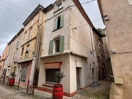 maison de village rénové avec local commercial et remise dans l'état