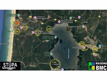 terrain 390 m² lacanau