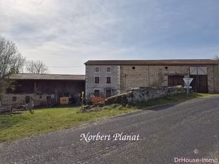 magnifique corps de ferme à ceilloux avec un vaste jardin arboré.