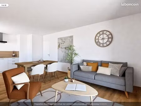 appartement 3 pièces 60 m²
