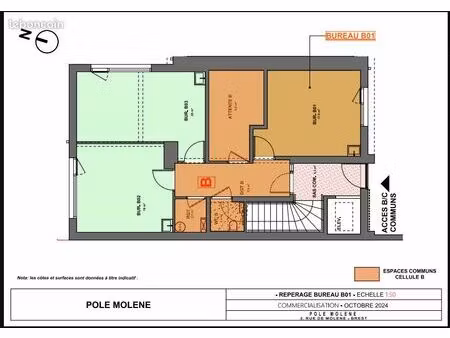 bureau / salle de consultation - accessible pmr