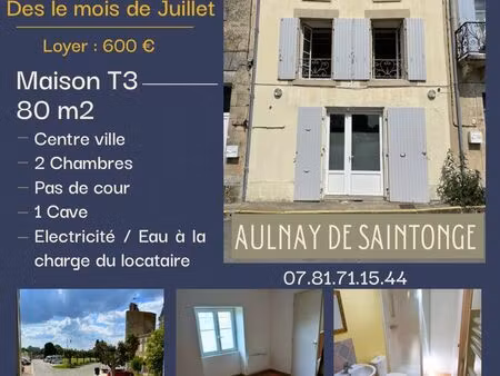 location maison de ville
