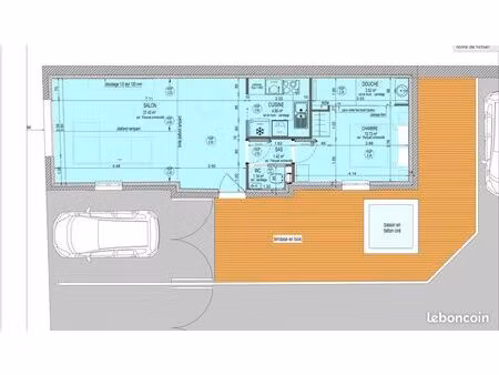 le bouscat maison de 54m2 avec jardin et un stationnement