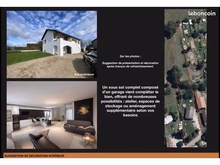 maison 90m2 possibilité 140m2 sur 2500m2 terrain