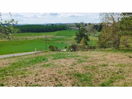exclusif terrain constructible 1 299 m2 rare vue imprenable  tranquille et proche centre-b