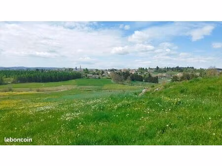 exclusif terrain constructible 1 916 m2 rare vue imprenable  tranquille et proche centre-b