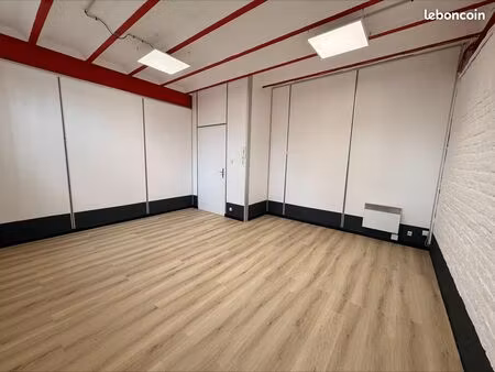 location bureau lumineux 22m2 - lille