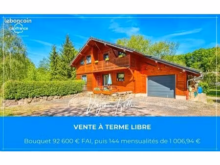 maison en bois en viager 4 pièces 91 m²