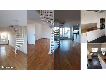beau t4 duplex dernier étage avec terrasse – lambersart (proche lille  métro à 100m)