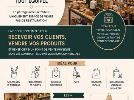 espace de vente boutique ephémère