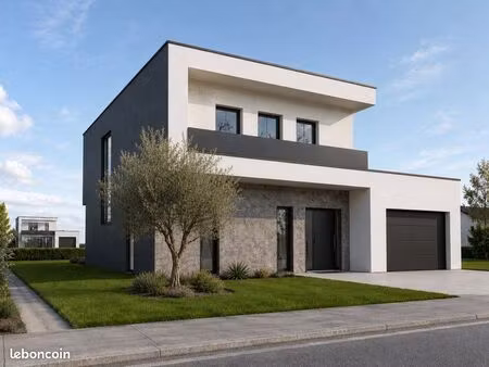 maison contemporaine avec piscine à ottange