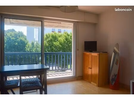 studio 24m² avec balcon à st jean de luz