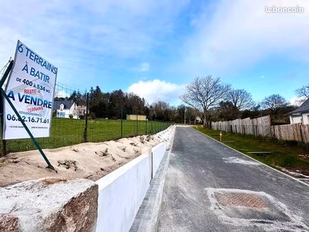 terrains constructibles 420m2. pluvigner