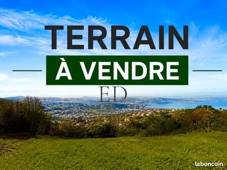 terrain 1 500 m² biriatou