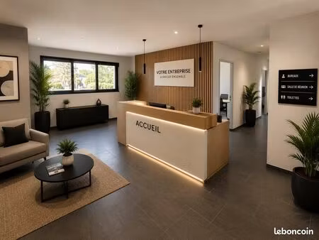 bureaux / local libéral 130m² lumineux – cugnaux axe passant – parking privé