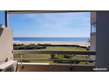 studio cabine vue mer + parking