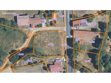 terrain de 2037 m2