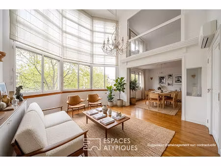 duplex art déco à l'orée du bois de boulogne et du jardin du ranelagh