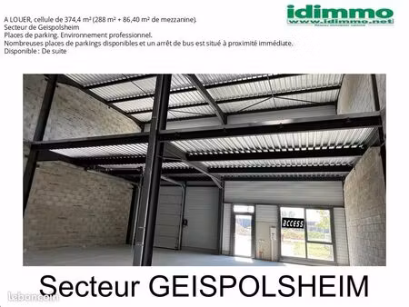 local d'activité 374 m²