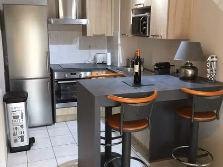 superbe t2 en centre ville / résidence sécurisée/piscine/parking sous terrain