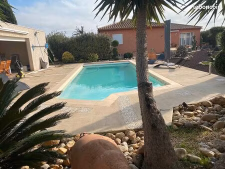 p à p : villa plain pied- 162 m2 - 6 pièces