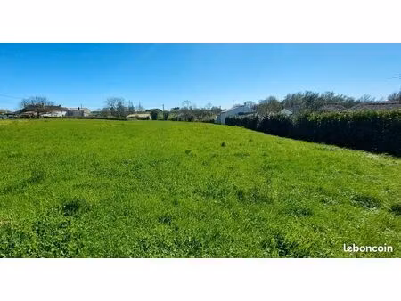 terrain 1 700 m² saint michel le cloucq