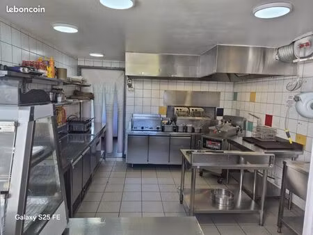 fonds de commerce - restauration rapide - fast food - snack. clé en main