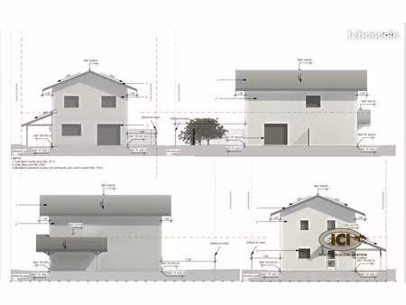 terrain 400 m² veigy-foncenex