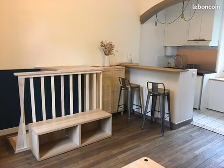 t2 meublé rénové clé en main – 39 m² + jardin privatif de 36 m² – nantes centre