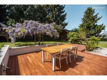 t3 esprit maison avec grand jardin