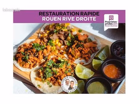 fonds de commerce restauration rapide 40 m²