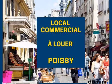 local 64 m² poissy