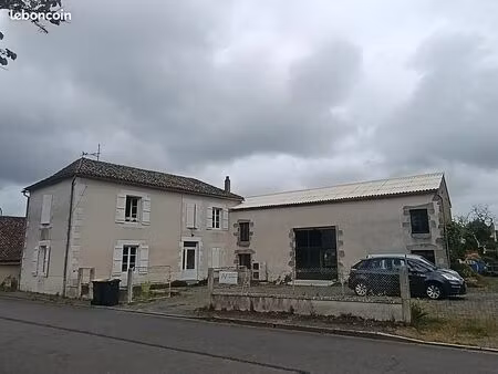grande maison de village en cours de rénovation à terminer avec 3000m² de terrain  une par