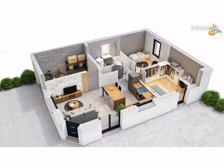 maison 4 pièces 56 m²