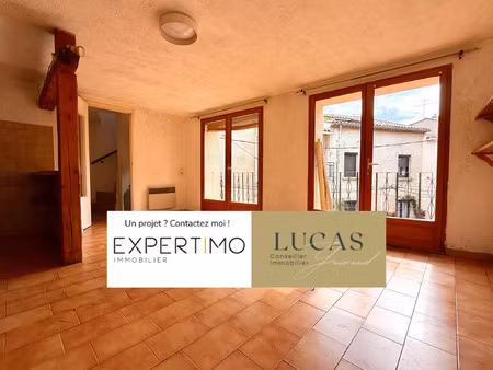 à vendre maison de village avec balcon au coeur de lodève