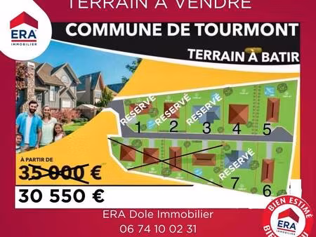 terrain constructible viabilisé à vendre