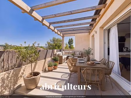 rare: charmant appartement de 85m² avec vue dégagée et terrasse de 31 78m² - quartier sain