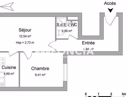 location appartement 2 pièces à nantes centre ville (44000) : à louer 2 pièces / 36m² nant