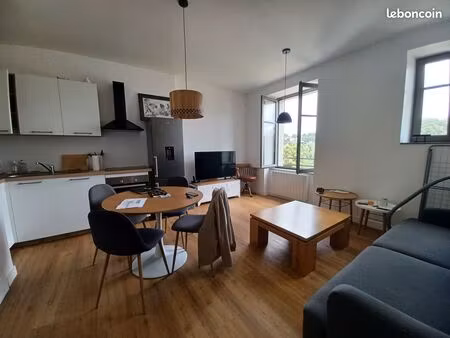 en parfait état  t2 meublé avec cave  très confortable  entièrement équipé  idéalement sit