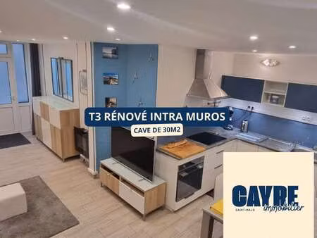 vente appartement 3 pièces à saint-malo (35400) : à vendre 3 pièces / 58m² saint-malo