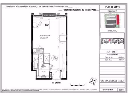 appartement type 1