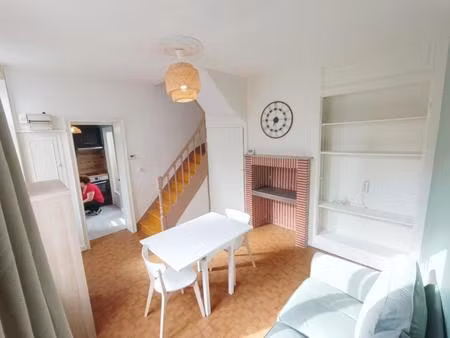 charmante maison t2 bis + cour amiens st-pierre