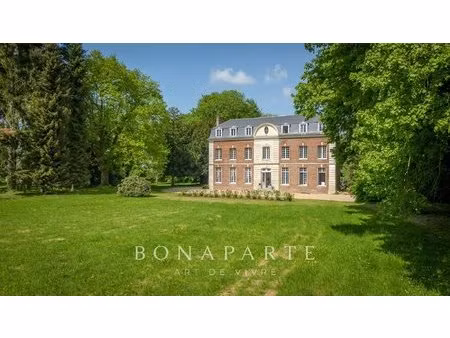 rougemontiers - chateau du xviiie siecle et ses ecuries